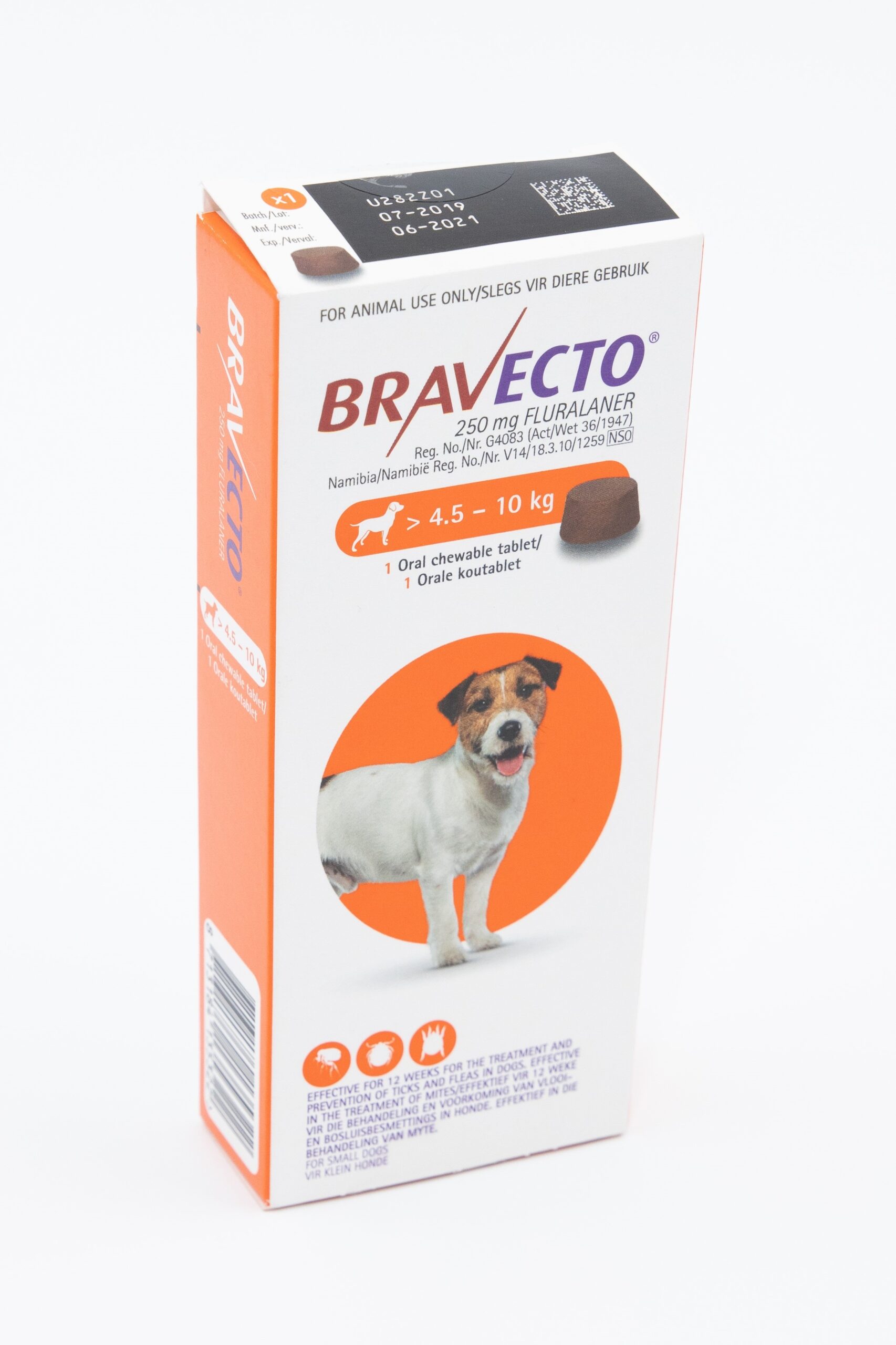 Bravecto Dog Small 4.5 - 10Kg 1`s