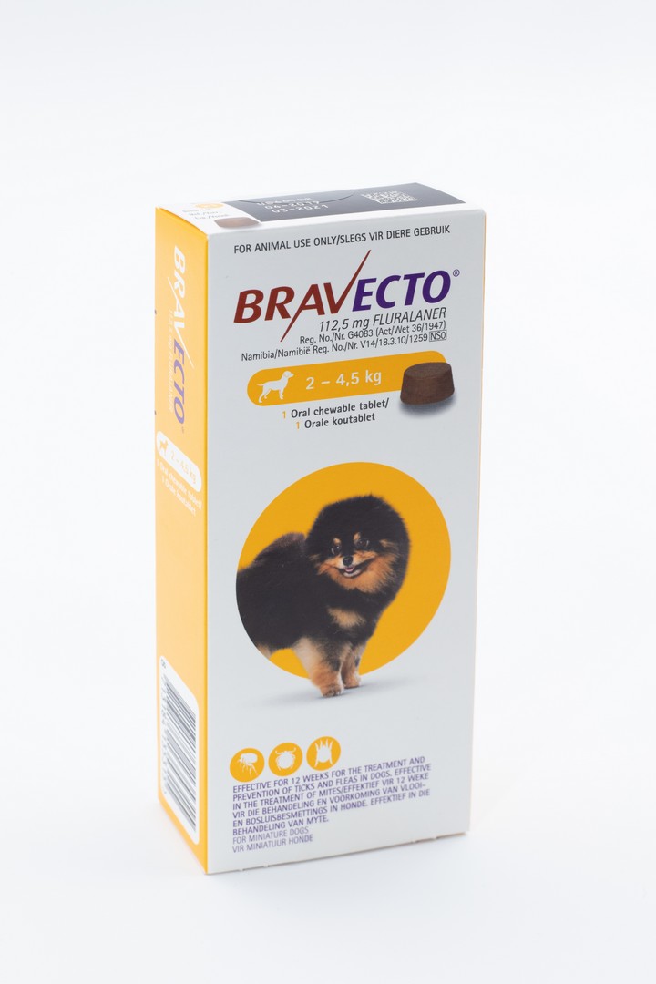 Bravecto Dog Mini 2 - 4.5Kg 1`s