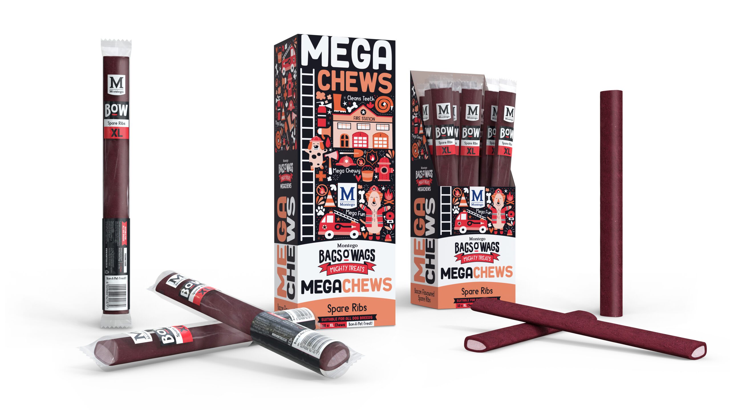 Bags O Wags Megachews Spare-Rib