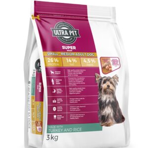 Ultra Dog Superwoof Adult Small/Medium - Turkey & Rice