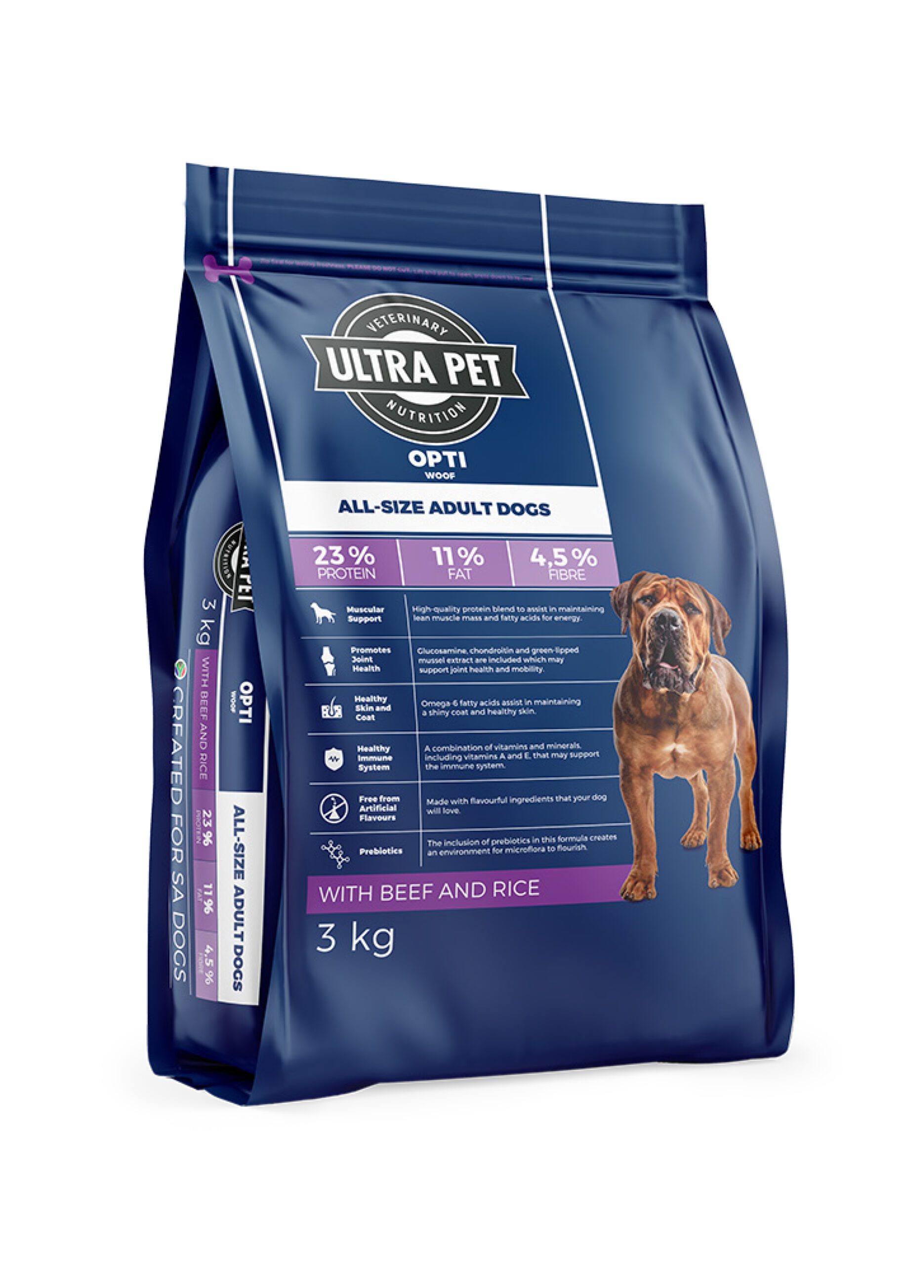 Ultra Dog Optiwoof Adult - Beef & Rice