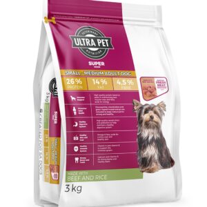 Ultra Dog Superwoof Adult Small/Medium - Beef & Rice