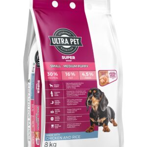 Ultra Dog Superwoof Puppy Small/Medium - Chicken & Rice